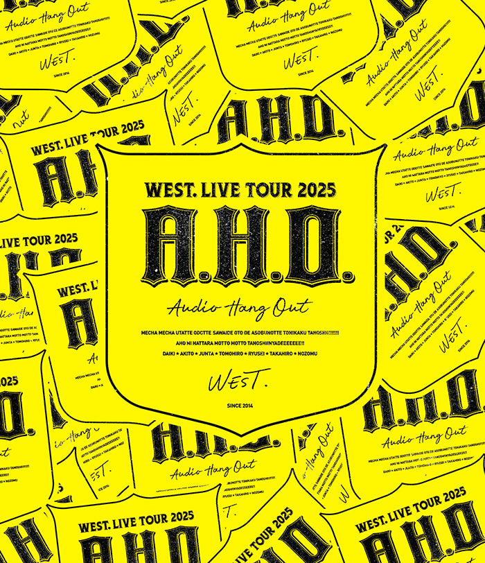 WEST. LIVE TOUR 2025 A.H.O. -Audio Hang Out- 通常盤 [2Blu-ray]